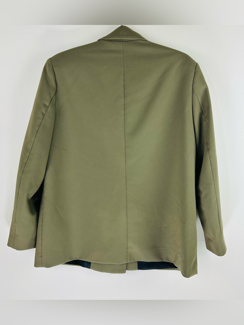 Zara Women’s Boxy Contemporary Minimalist Double Breasted Blazer Size L - Picture 2 of 10